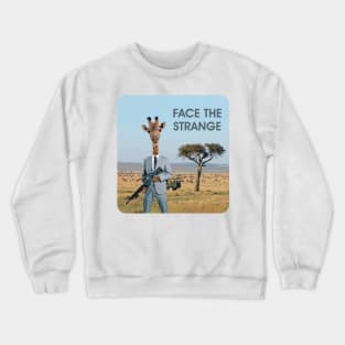 Giraffe Hunter on Safari Crewneck Sweatshirt